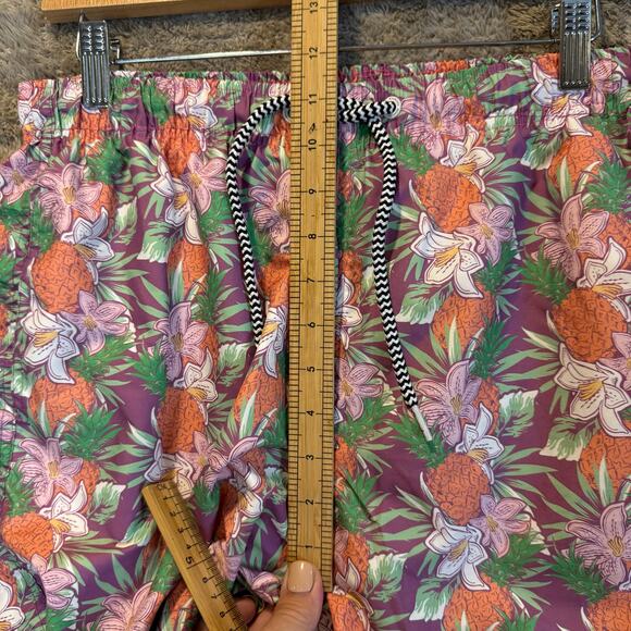 Boardies Apparel Shorts Swim Shorts Trunks M Pink Palm Print Tropical Quick Dry - Picture 11 of 11